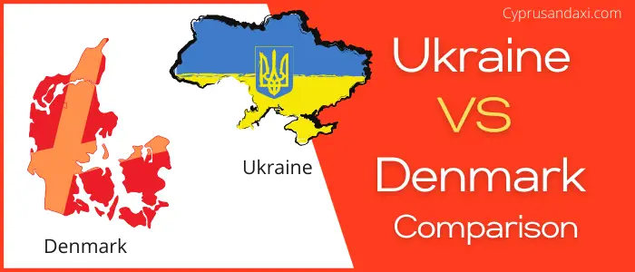 Is Ukraine bigger than Denmark