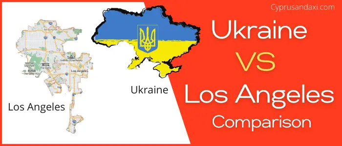 Is Ukraine bigger than Los Angeles
