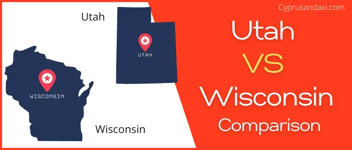 Is Utah bigger than Wisconsin