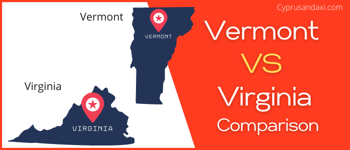 Is Vermont bigger than Virginia