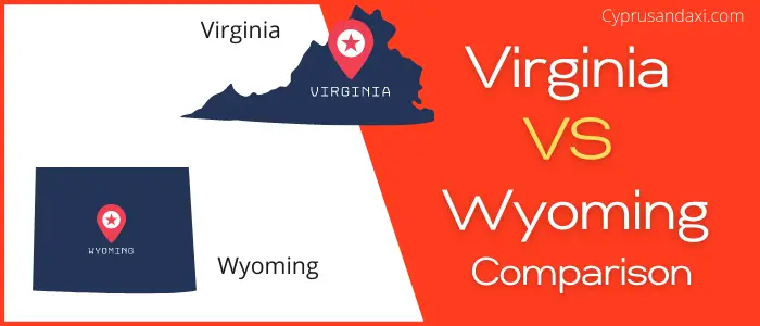 Is Virginia bigger than Wyoming