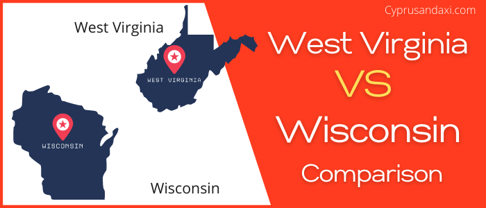 Is West Virginia bigger than Wisconsin
