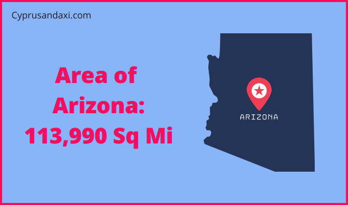 Area of Arizona compared to Ecuador