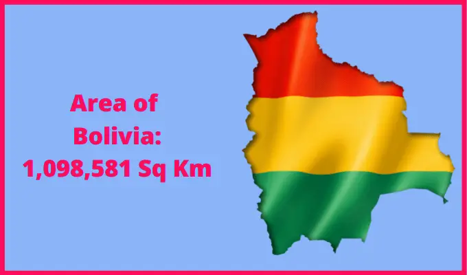 Area of Bolivia compared to Florida