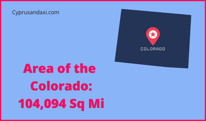 Area of Colorado compared to Bolivia