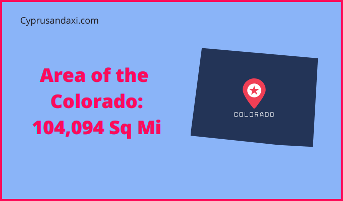 Area of Colorado compared to Germany