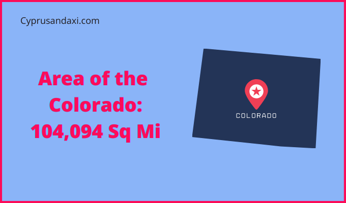 Area of Colorado compared to Iceland