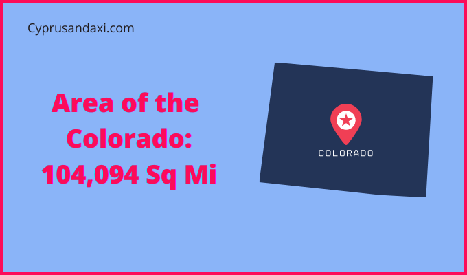 Area of Colorado compared to Kenya