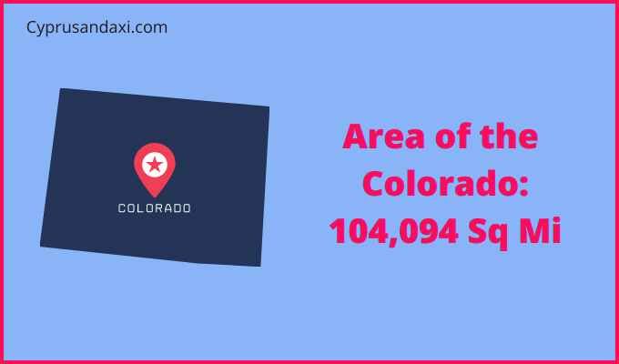 Area of Colorado compared to Nigeria