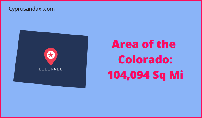 Area of Colorado compared to Oman