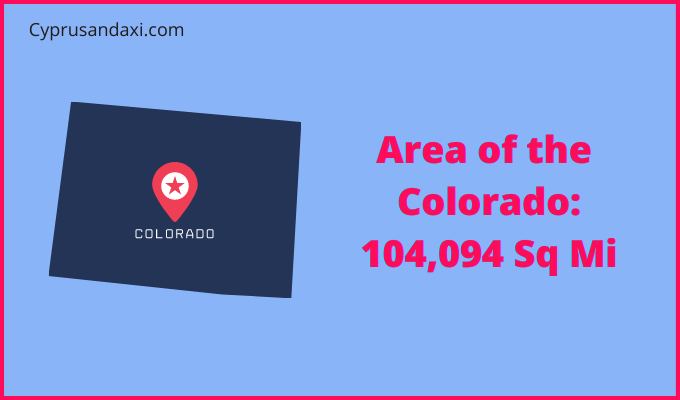 Area of Colorado compared to Peru