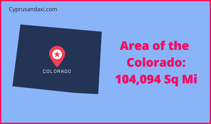 Area of Colorado compared to Vietnam