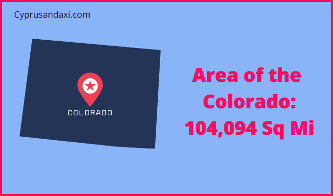 Area of Colorado compared to Zimbabwe