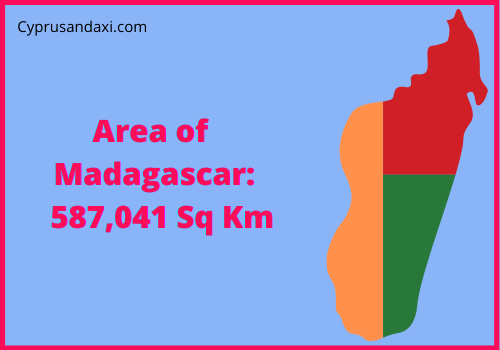 Area of Madagascar compared to Florida