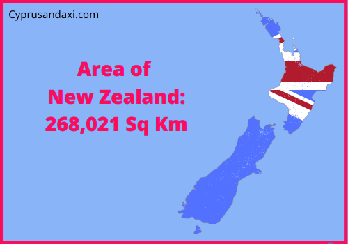 Area of New Zealand compared to Florida