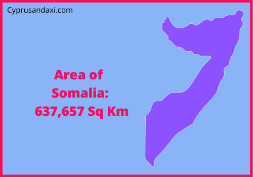 Area of Somalia compared to Connecticut
