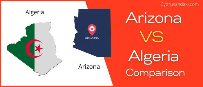 Is Arizona bigger than Algeria