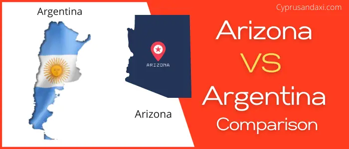 Is Arizona bigger than Argentina