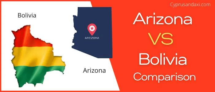 Is Arizona bigger than Bolivia
