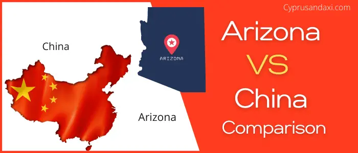 Is Arizona bigger than China