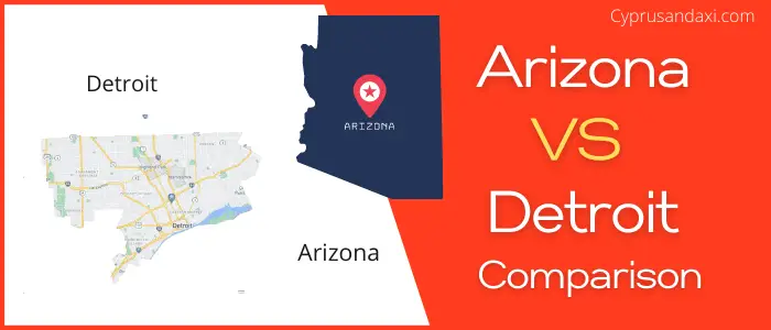 Is Arizona bigger than Detroit