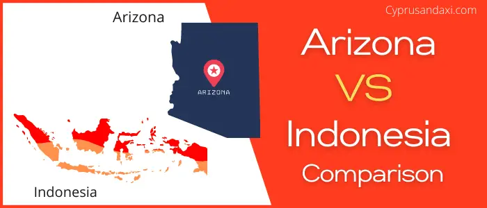 Is Arizona bigger than Indonesia
