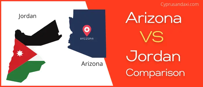 Is Arizona bigger than Jordan