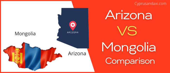 Is Arizona bigger than Mongolia