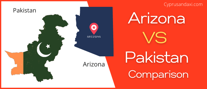 Is Arizona bigger than Pakistan