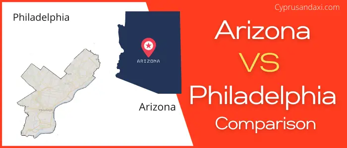 Is Arizona bigger than Philadelphia