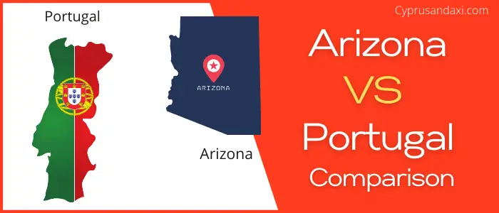 Is Arizona bigger than Portugal