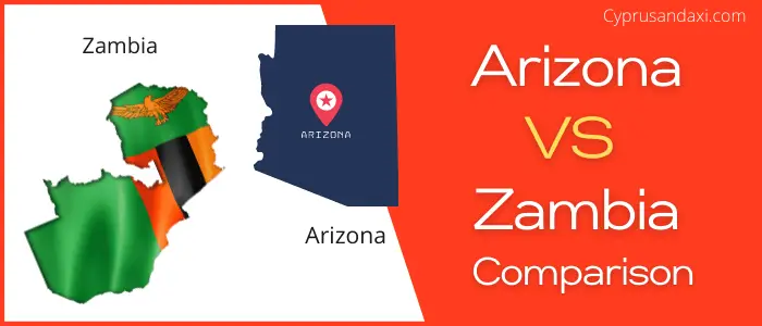 Is Arizona bigger than Zambia