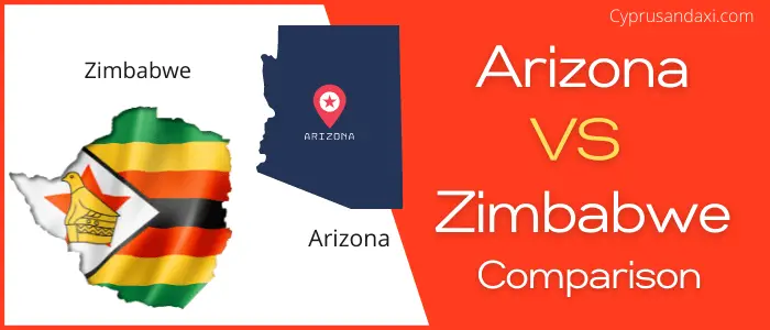 Is Arizona bigger than Zimbabwe