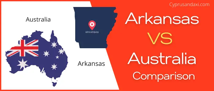 Is Arkansas bigger than Australia