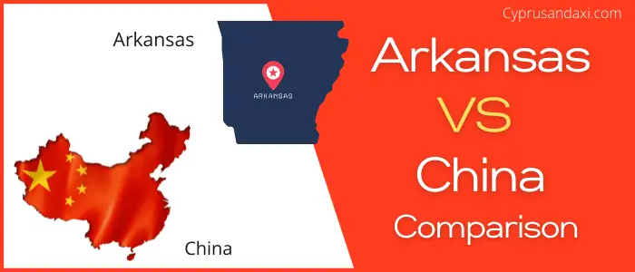 Is Arkansas bigger than China