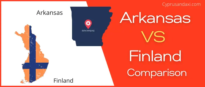 Is Arkansas bigger than Finland
