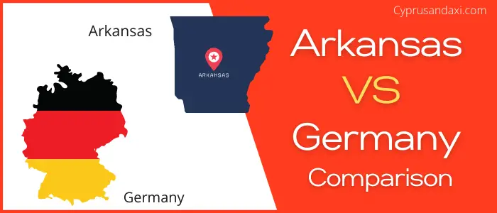 Is Arkansas bigger than Germany