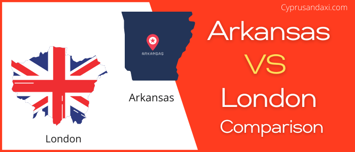 Is Arkansas bigger than London