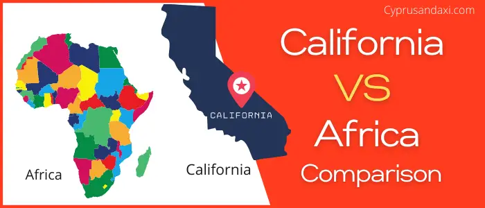 Is California bigger than Africa