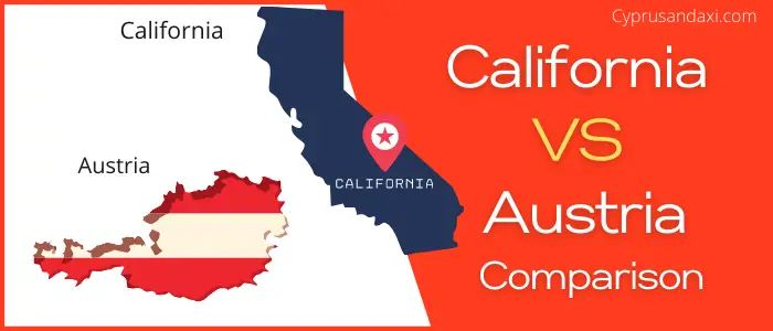 Is California bigger than Austria