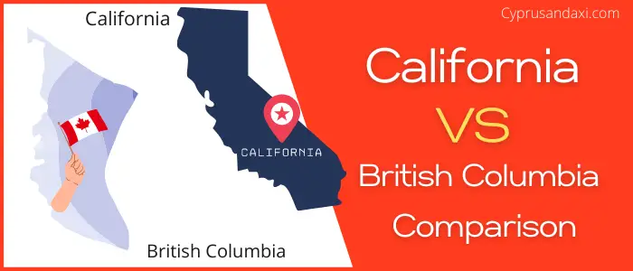 Is California bigger than British Columbia