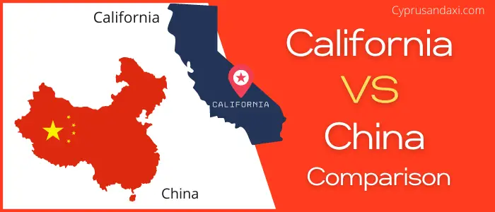 Is California bigger than China
