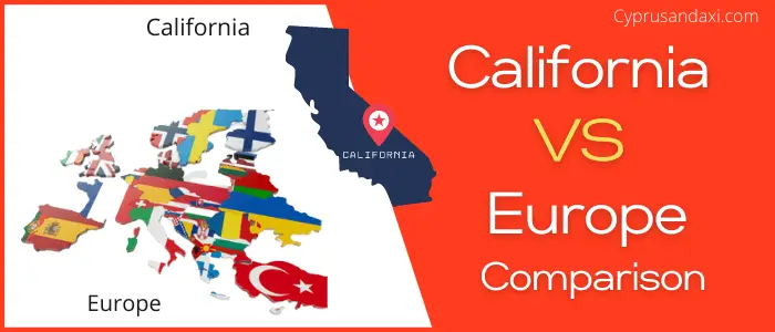 Is California bigger than Europe