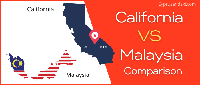 Is California bigger than Malaysia