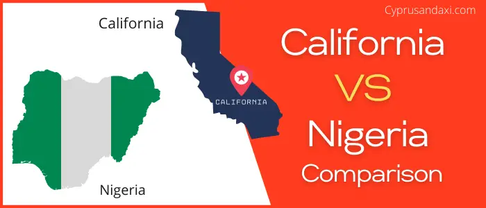 Is California bigger than Nigeria