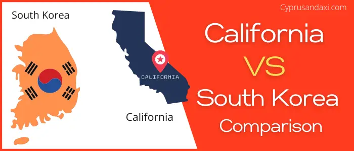Is California bigger than South Korea