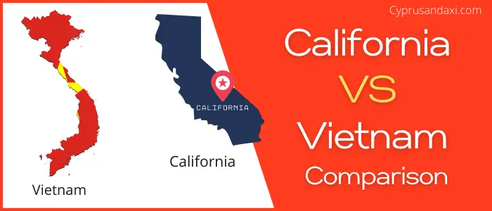 Is California bigger than Vietnam