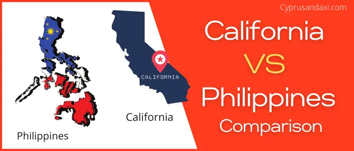 Is California bigger than the Philippines