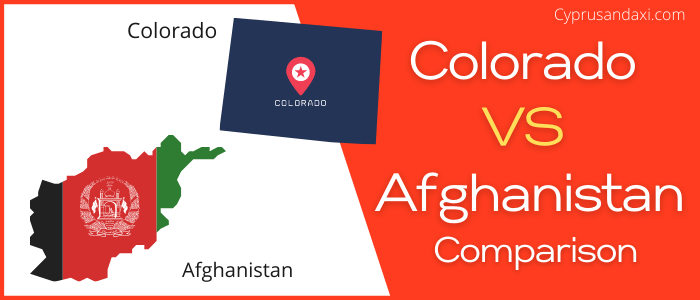 Is Colorado bigger than Afghanistan