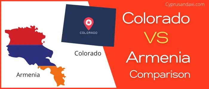 Is Colorado bigger than Armenia